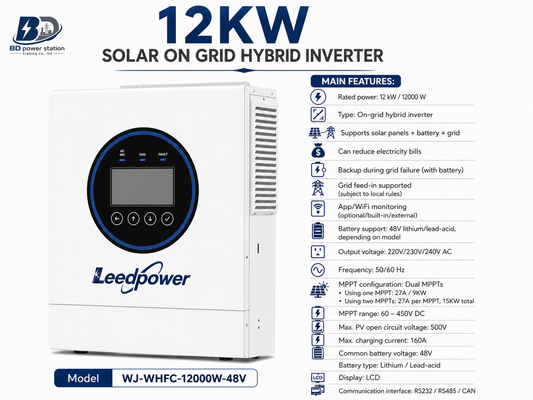12KW Hybrid Solar Inverter in Bangladesh (On-Grid System)